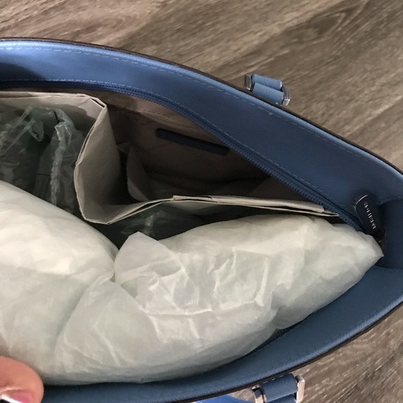 🆕 NWT Michael Kors French Blue Tote - Picture 6 of 8